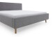 Polsterbett >Mattis mit BK< Liegefläche 160x200 cm, Hevre Grau, Stellmaß: 181x105x218cm (BxHxT)