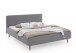 Polsterbett >Mattis mit BK< Liegefläche 160x200 cm, Hevre Grau, Stellmaß: 181x105x218cm (BxHxT)