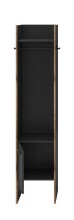 Garderobenschrank >Bueno< in Basalt - 42x189x37cm (BxHxT)
