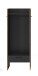 Garderobenschrank >Bueno< in Basalt - 70x189x37cm (BxHxT)