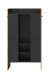 Garderobenschrank >Bueno< in Basalt - 105x189x37cm (BxHxT)