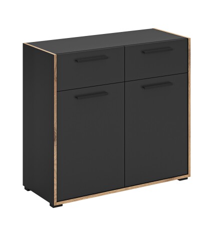 Kommode >Bueno< in Basalt - 95x86x37cm (BxHxT)
