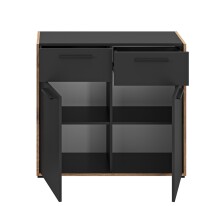 Kommode >Bueno< in Basalt - 95x86x37cm (BxHxT)