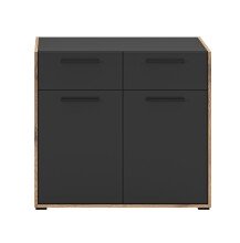 Kommode >Bueno< in Basalt - 95x86x37cm (BxHxT)