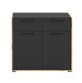 Kommode >Bueno< in Basalt - 95x86x37cm (BxHxT)