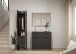 Garderoben-Set >Bueno< in Basalt - 152x189x37cm (BxHxT)