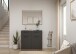 Garderoben-Set >Bueno< in Basalt - 95x189x37cm (BxHxT)