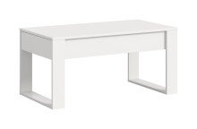 Couchtisch >Malmö< in Weiß - 110x52x60cm...