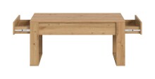 Couchtisch >Malmö< in artisan oak - 110x52x60cm (BxHxT)
