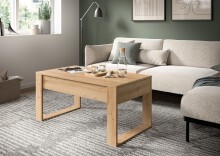 Couchtisch >Malmö< in artisan oak - 110x52x60cm (BxHxT)