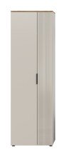 Garderobenschrank >Slide< in kaschmir - 60x195x36cm...