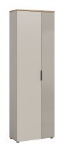 Garderobenschrank >Slide< in kaschmir - 60x195x36cm...