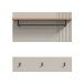 Garderobenpaneel >Slide< in kaschmir - 80x80x28cm (BxHxT)