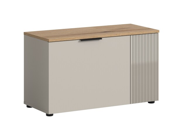 Sitzbank >Slide< in kaschmir - 80x48x36cm (BxHxT)