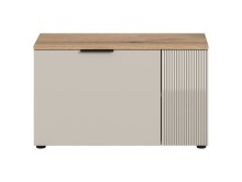 Sitzbank >Slide< in kaschmir - 80x48x36cm (BxHxT)