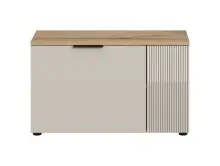 Sitzbank >Slide< in kaschmir - 80x48x36cm (BxHxT)