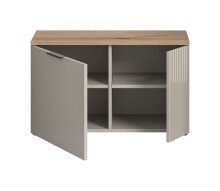 Sitzbank >Slide< in kaschmir - 80x48x36cm (BxHxT)