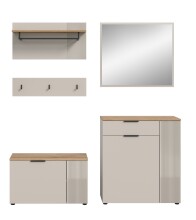 Garderoben-Set >Slide< in Evoke Oak - 175x190x36cm (BxHxT)