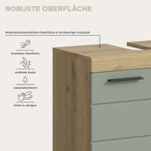 Badezimmer-Set >Scout< in Artisan Eiche / Salbei - 149x191x34cm (BxHxT)