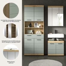 Badezimmer-Set >Scout< in Artisan Eiche / Salbei - 149x191x34cm (BxHxT)
