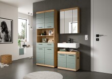 Badezimmer-Set >Scout< in Artisan Eiche / Salbei - 149x191x34cm (BxHxT)