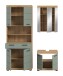 Badezimmer-Set >Scout< in Artisan Eiche / Salbei - 149x191x34cm (BxHxT)