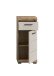 Hochschrank >Scout< in Evoak Oak / Kaschmir - 37x88x31cm (BxHxT)