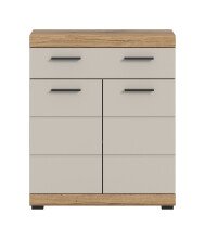 Hochschrank >Scout< in Evoak Oak / Kaschmir - 74x88x31cm (BxHxT)