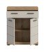Hochschrank >Scout< in Evoak Oak / Kaschmir - 74x88x31cm (BxHxT)