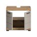 Waschbeckenunterschrank >Scout< in Evoak Oak / Kaschmir - 60x56x34cm (BxHxT)