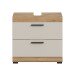 Waschbeckenunterschrank >Scout< in Evoak Oak / Kaschmir - 60x56x34cm (BxHxT)