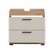 Waschbeckenunterschrank >Scout< in Evoak Oak / Kaschmir - 60x56x34cm (BxHxT)