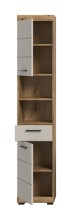 Hochschrank >Scout< in Evoak Oak / Kaschmir - 37x191x31cm (BxHxT)
