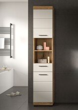 Hochschrank >Scout< in Evoak Oak / Kaschmir - 37x191x31cm (BxHxT)