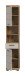 Hochschrank >Scout< in Evoak Oak / Kaschmir - 37x191x31cm (BxHxT)