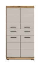 Midischrank >Scout< in Evoak Oak / Kaschmir - 74x141x31cm (BxHxT)