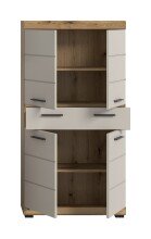Midischrank >Scout< in Evoak Oak / Kaschmir - 74x141x31cm (BxHxT)