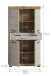 Midischrank >Scout< in Evoak Oak / Kaschmir - 74x141x31cm (BxHxT)