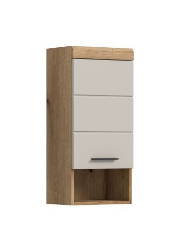 Hängeschrank >Scout< in Evoak Oak / Kaschmir - 37x79x24cm (BxHxT)