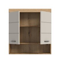 Hängeschrank >Scout< in Evoak Oak / Kaschmir - 74x79x24cm (BxHxT)