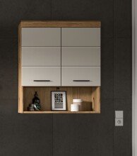 Hängeschrank >Scout< in Evoak Oak / Kaschmir - 74x79x24cm (BxHxT)