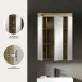 Badezimmerspiegelschrank >Scout< in Evoak Oak / Spiegel - 60x79x18cm (BxHxT)