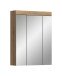 Badezimmerspiegelschrank >Scout< in Evoak Oak / Spiegel - 60x79x18cm (BxHxT)