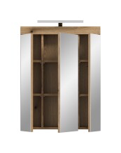 Spiegelschrank >Scout< in Evoak Oak / Spiegel - 60x79x18cm (BxHxT)