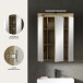 Spiegelschrank >Scout< in Evoak Oak / Spiegel - 60x79x18cm (BxHxT)
