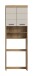 Waschmaschinenumbauschrank >Scout< in Evoak Oak / Kaschmir - 63x191x24cm (BxHxT)