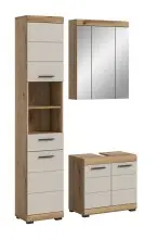 Badezimmer-Set >Scout< in Evoak Oak / Kaschmir -...