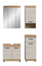 Badezimmer-Set >Scout< in Evoak Oak / Kaschmir - 112x191x34cm (BxHxT)