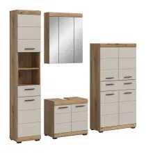Badezimmer-Set >Scout< in Evoak Oak / Kaschmir -...