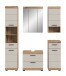Badezimmer-Set >Scout< in Evoak Oak / Kaschmir - 164x191x34cm (BxHxT)
